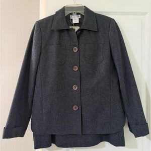 Vintage Wool Skirt Suit